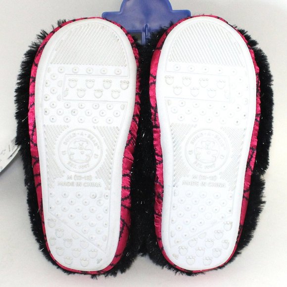 Build A Bear Knight Magic Kitty Slippers Child Medium 12-13 Cat Kid Black - Picture 4 of 5